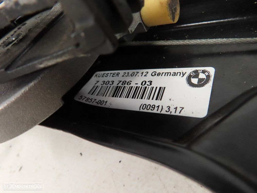 Elevador da Porta Sem Motor Esquerdo/Frente Seminovo/ Original BMW 6 Convertible... - 3