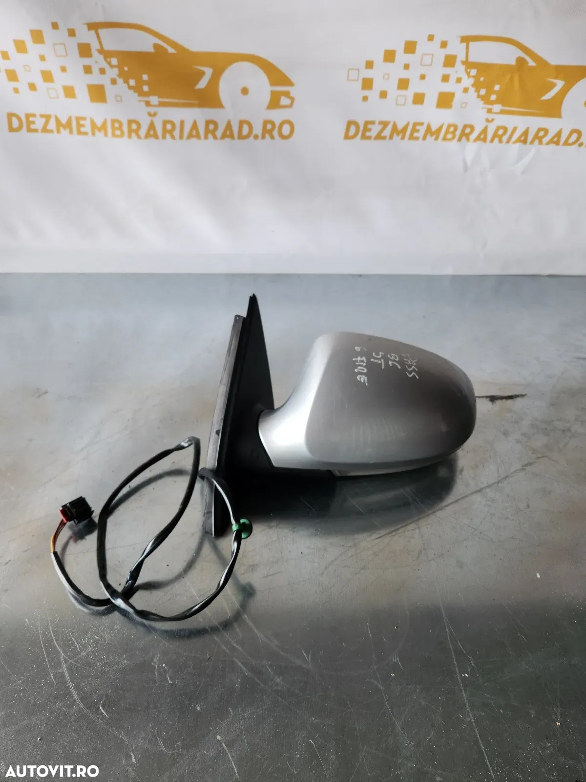 Oglinda Stanga Vw Passat B6 Electrica Cu 5 Fire La Mufa - 4