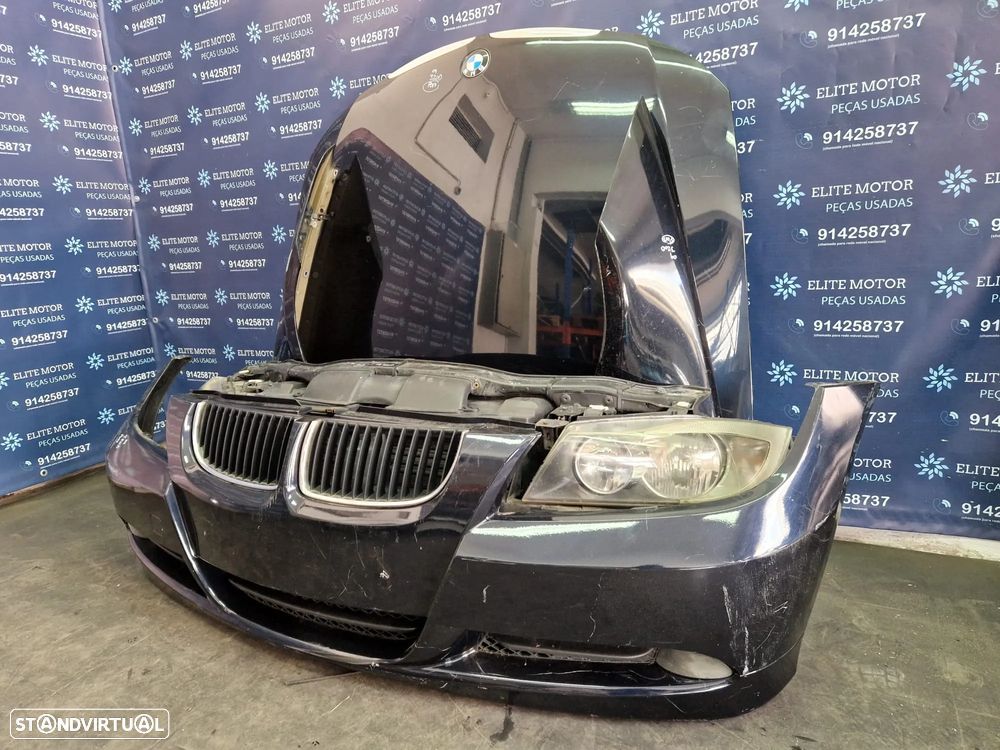 Frente completa usada BMW E90 E91 320D capot parachoques guardalamas oticas radiador 318d - 1