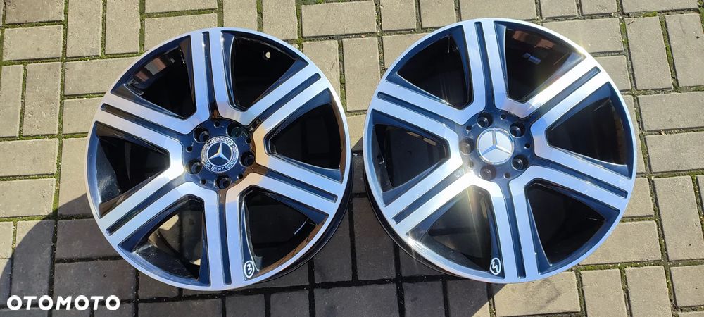 FELGI ALUMINIOWE 5x112 8Jx19 CALI ET38 fi 66.6 2534011600 MERCEDES E CLS GLK GLA GLC V KLASA VITO KOMPLET 4 SZTUKI - 8