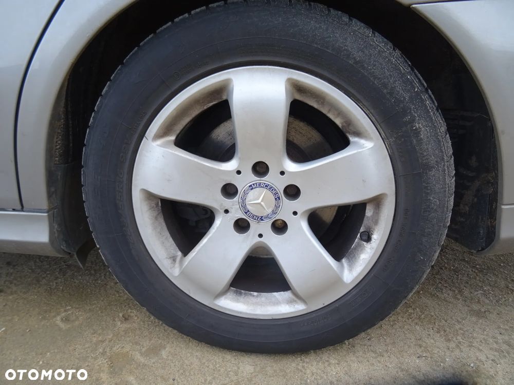 Mercedes E W211 (lakier C723) maska zderzak błotnik klapa deska lampa części - 10