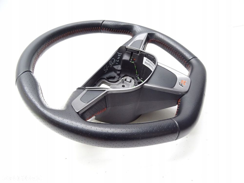 KIEROWNICA SKÓRA ŚCIĘTA ŁOPATKI SEAT IBIZA IV LIFT FR 6J0419091 - 3