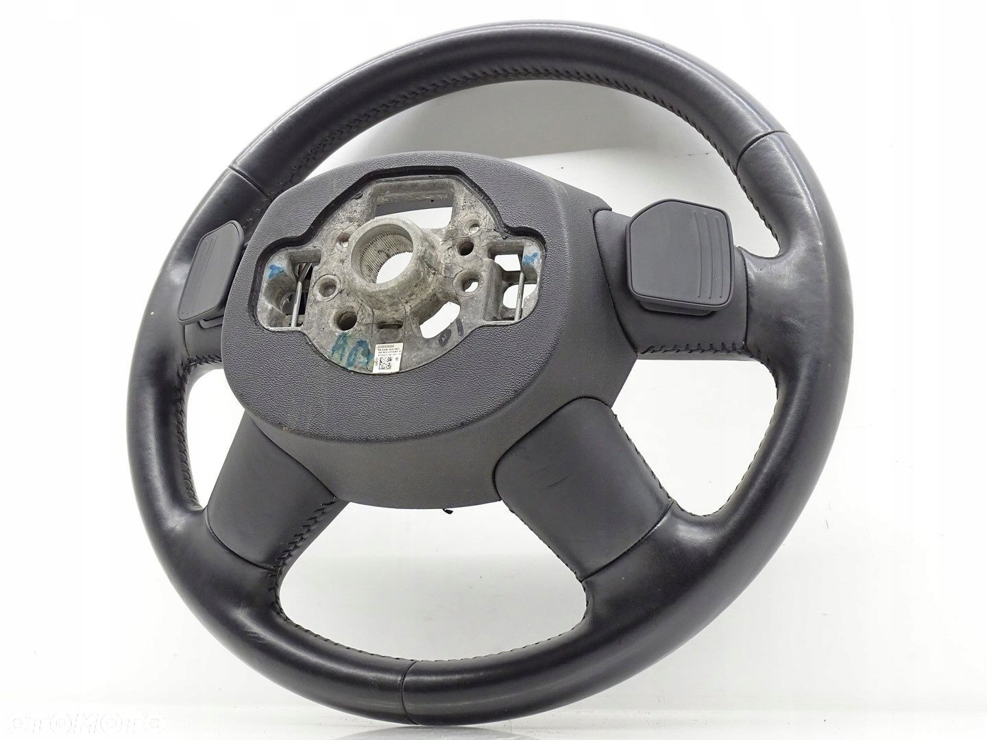 KIEROWNICA SKÓRA SKÓRZANA MULTI MULTIFUNKCJA ŁOPATKI AUDI A6 C7 4G0419091P - 2