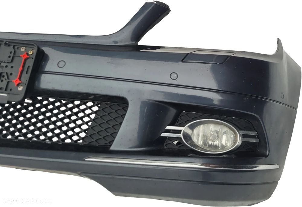 MERCEDES W204 ZDERZAK PRZEDNI PRZÓD XENON PDC SPRYSKI CZUJNIKI KPL C755 - 8