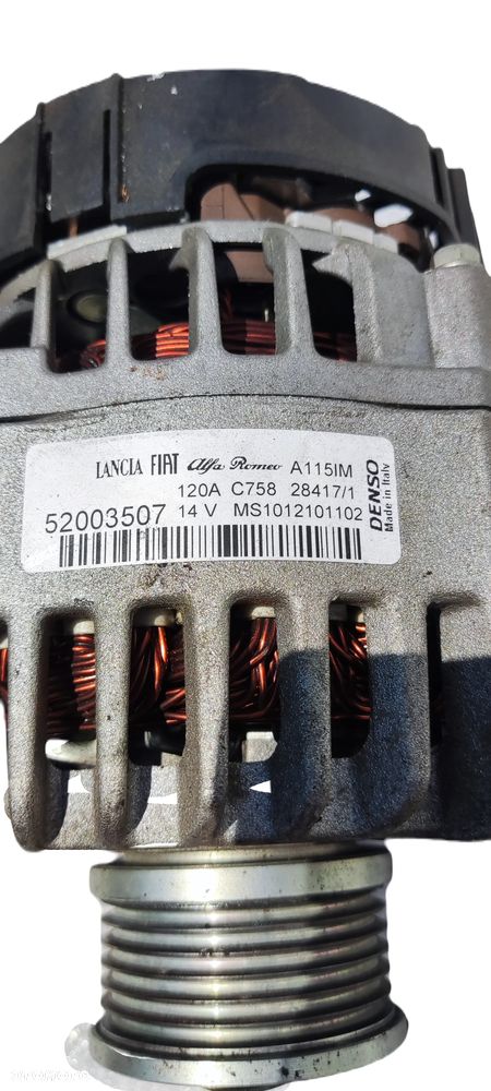 ALTERNATOR FIAT DOBLO II 1.6 52003507 14V 120A - 3