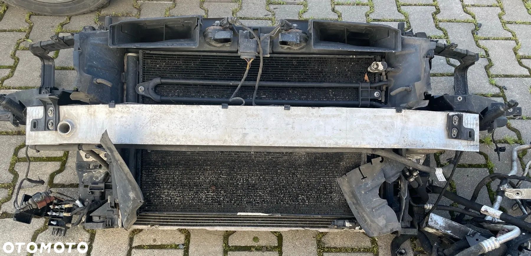 Audi A8 D4 4H 4.2 TDI pas przedni wzmocnienie czołowe chłodnice wentylatory - 1