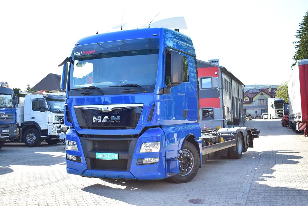 MAN TGX 26.440 6x2-2 LLU Rama do zabudowy 7.40 m./ BDF/ Jumbo/  XLX/ Intarder/ Pomoc drogowa/ Autolaweta/ Laweta/ Podwozie/ Sprowadzony ! - 2