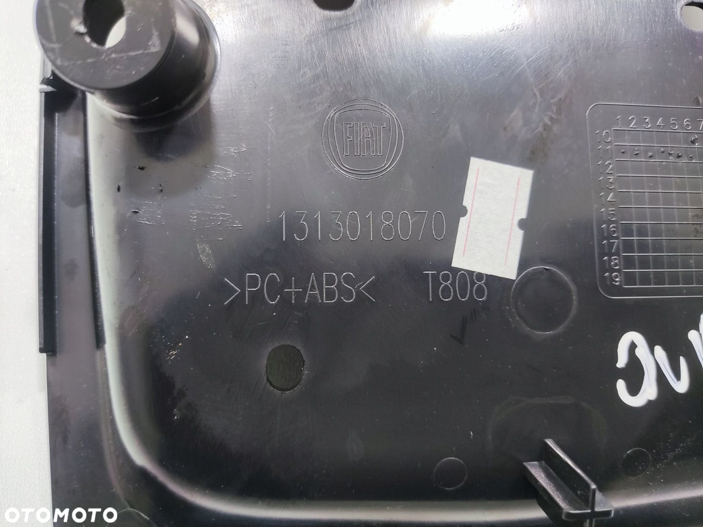 SCHOWEK PÓŁKA PRZEŁĄCZNIK NAWIGACJI FIAT QUBO NEMO BIPPER 1313018070 07-17 - 4