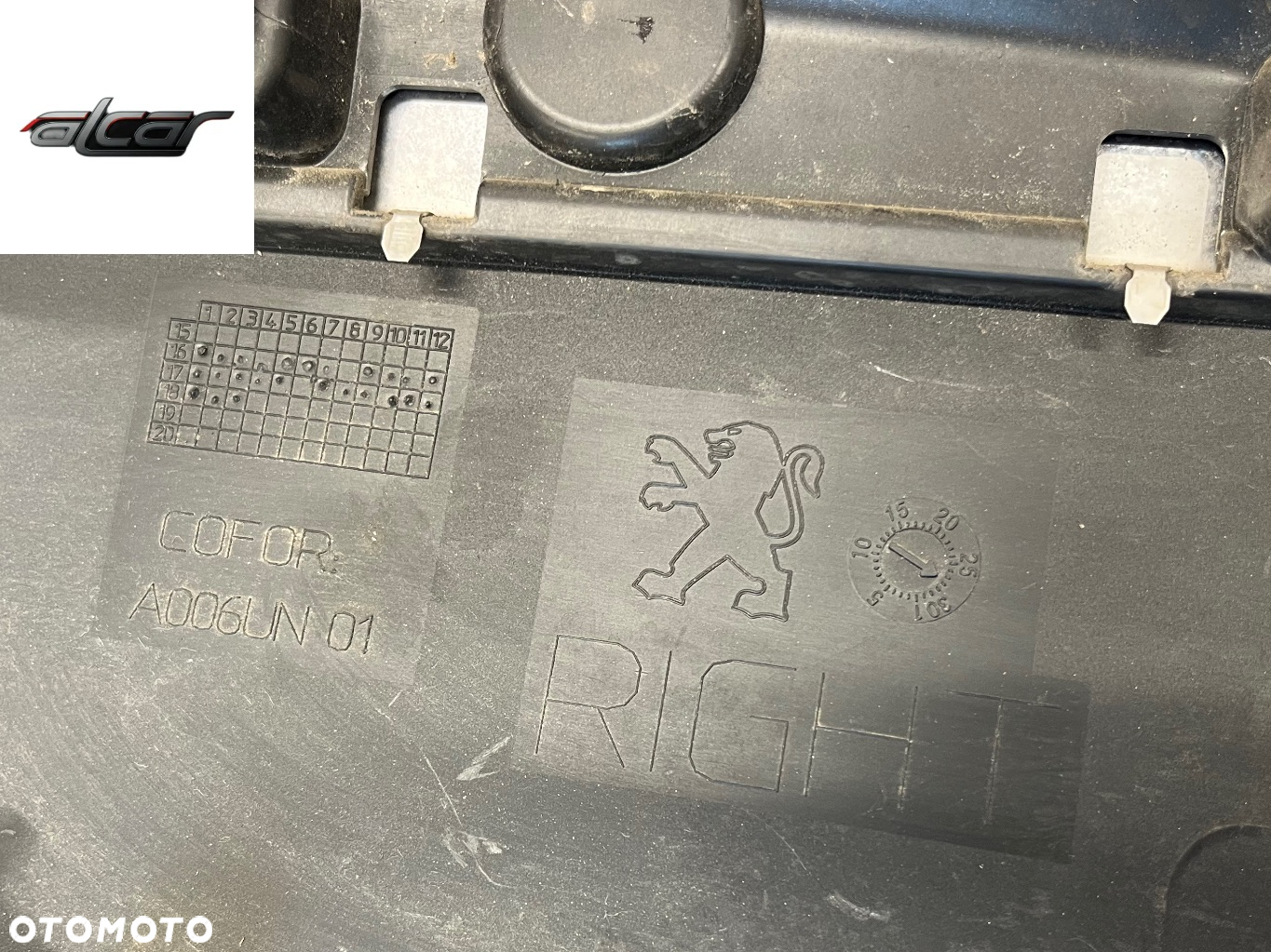 LISTWA DRZWI PRAWY TYŁ PEUGEOT 5008 9814134077 - 4