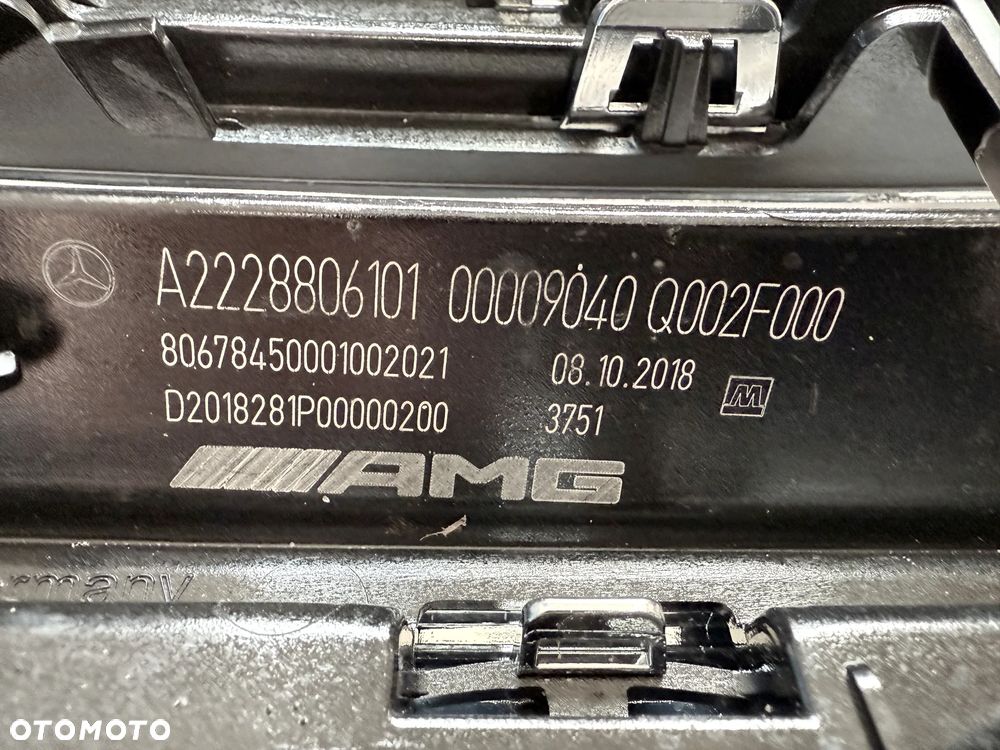 ATRAPA GRILL Mercedes S-klasa W222 Lift, AMG - ASO - 12