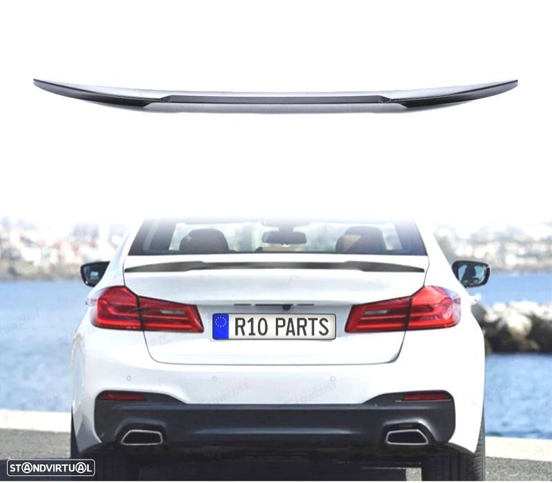 ALERON LIP SPOILER BMW G30 LOOK M5 CARBONO - 1