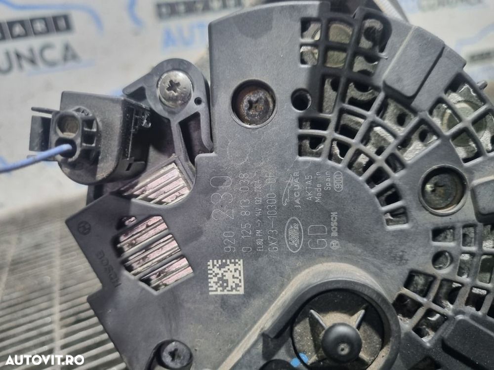 Alternator Jaguar E - PACE 2.0 Diesel 2017 - 2020 150CP 1999CC 204DTD 204DTF Euro5 ... - 4