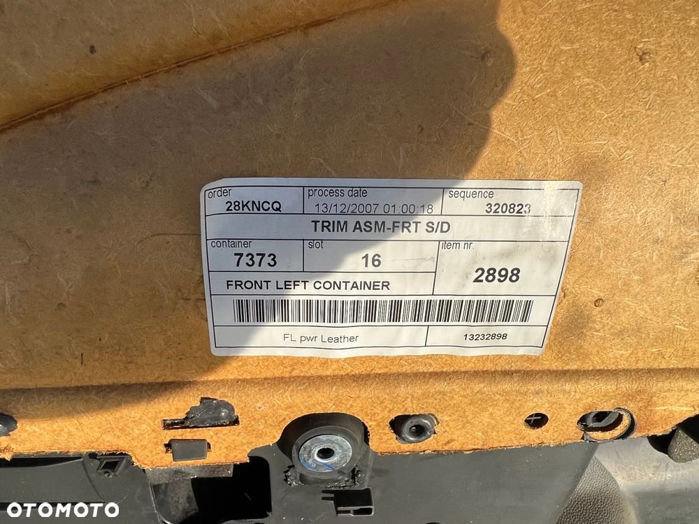 Tapicerka drzwi klamka lewa prawa Opel Corsa D 3-drzwi - 8