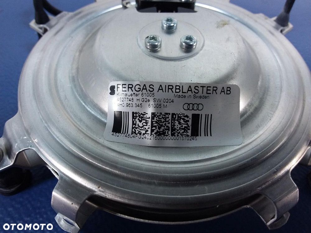 AUDI A8 D4 4H WENTYLATOR DMUCHAWA FOTELA 4H0963345 - 2
