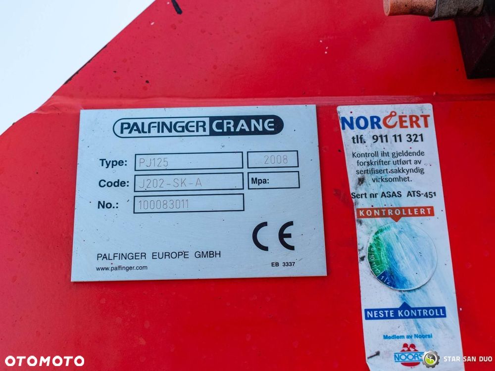 Volvo FH500 8x4 PALFINGER PK 60002 F HDS Żuraw Siodło Wciągarka - 21