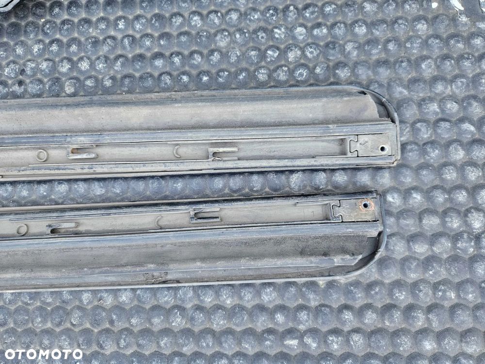 Listwa Listwy Drzwi S-Line Dolne Czarne Komplet Audi A4 B6 B7 Oryginalne - 25