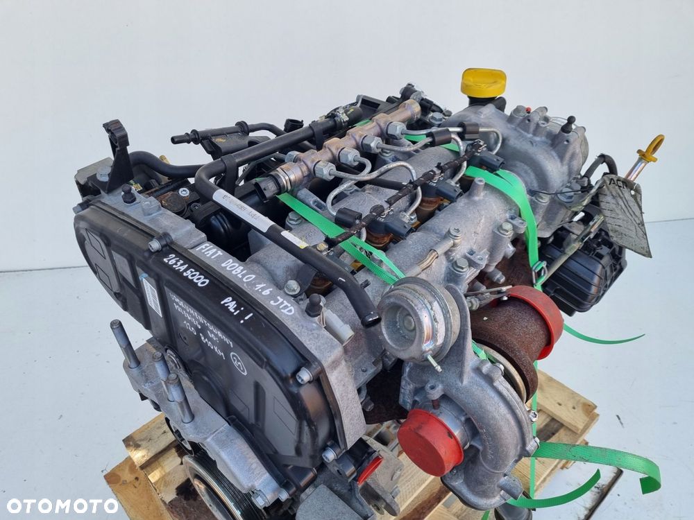 SILNIK KOMPLET Fiat Doblo II 1.6 JTD M-JET MULTIJET 120tyś 263A5000 - 7