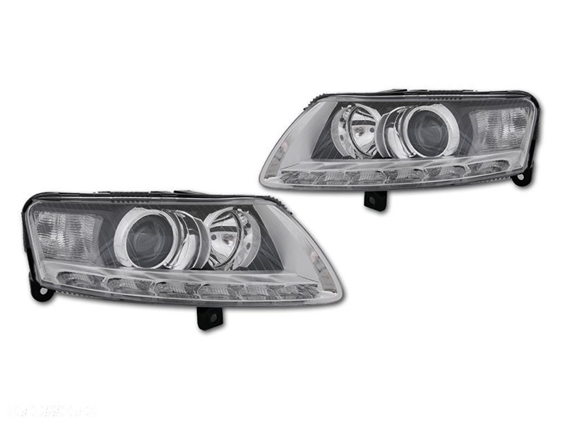 REFLEKTOR BI XENON LED AUDI A6 C6 4F0 LIFT FL LOOK - 1