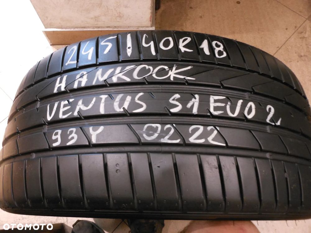 Opona pojedyńcza 245/40r18 hankook vents s1 evo 2 6,6mm lato