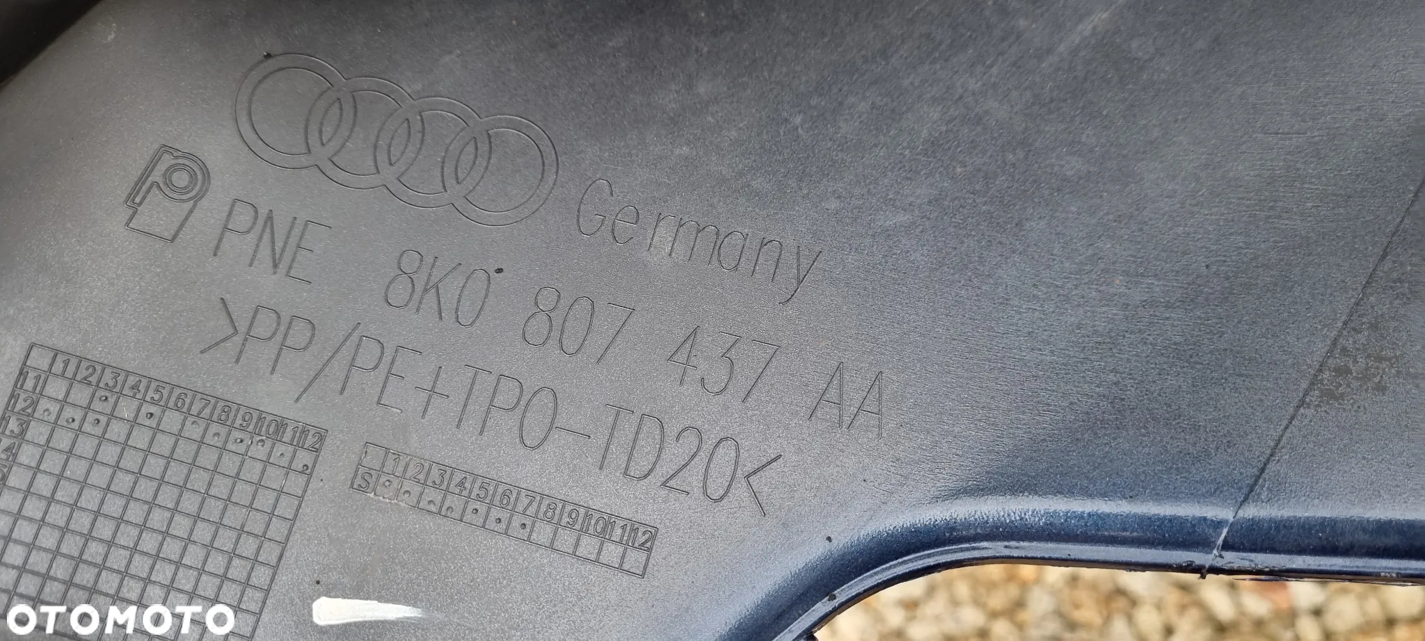 AUDI A4 B8 LIFT 8K0 2012- Zderzak przód oryginał MA021 - 16