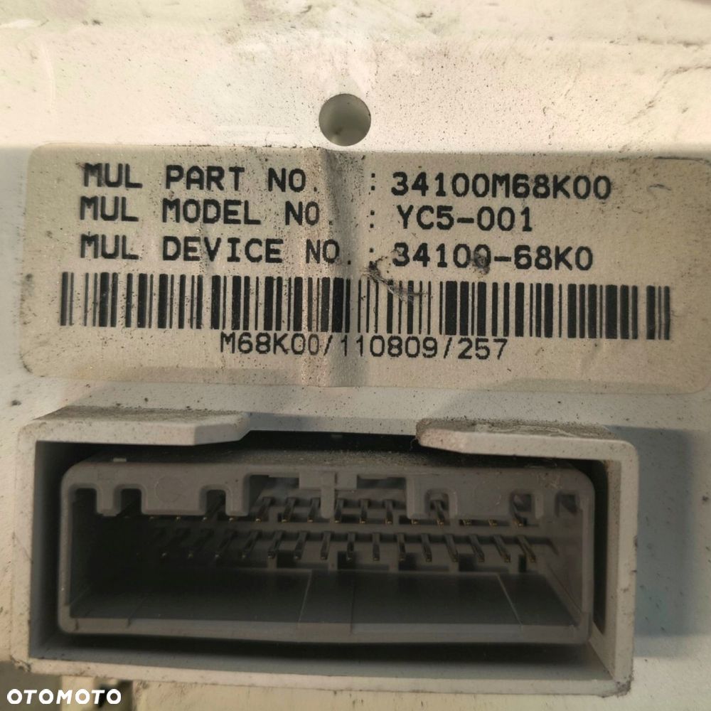 LICZNIK ZEGARY 34100M68K00 Nissan Pixo Alto VII 1.0 12V Benzyna 91 289km eu - 2