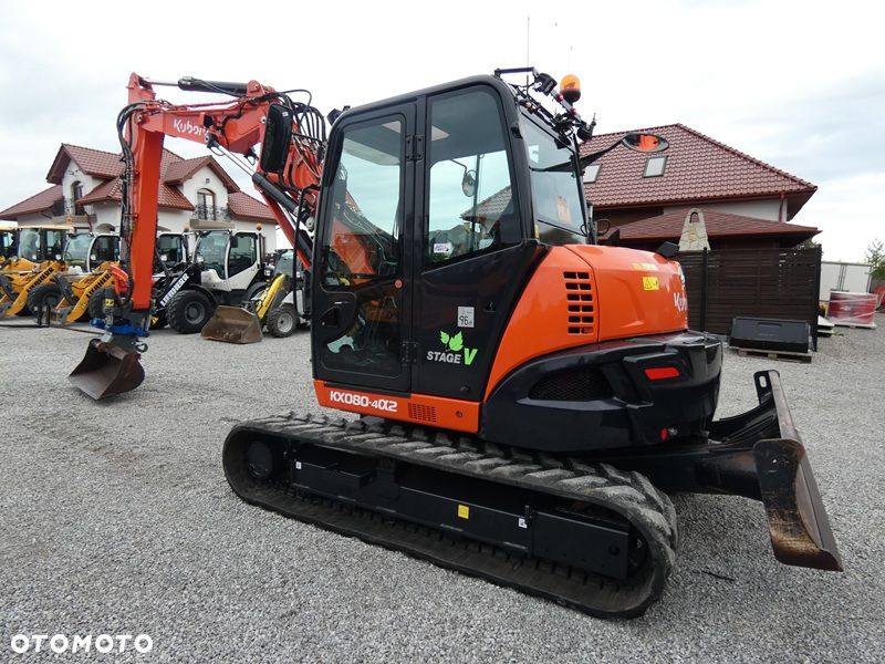 Kubota KX080-4&2 STAGE 5 / ROTOTILT / Sprowadzona / Idealna / - 8
