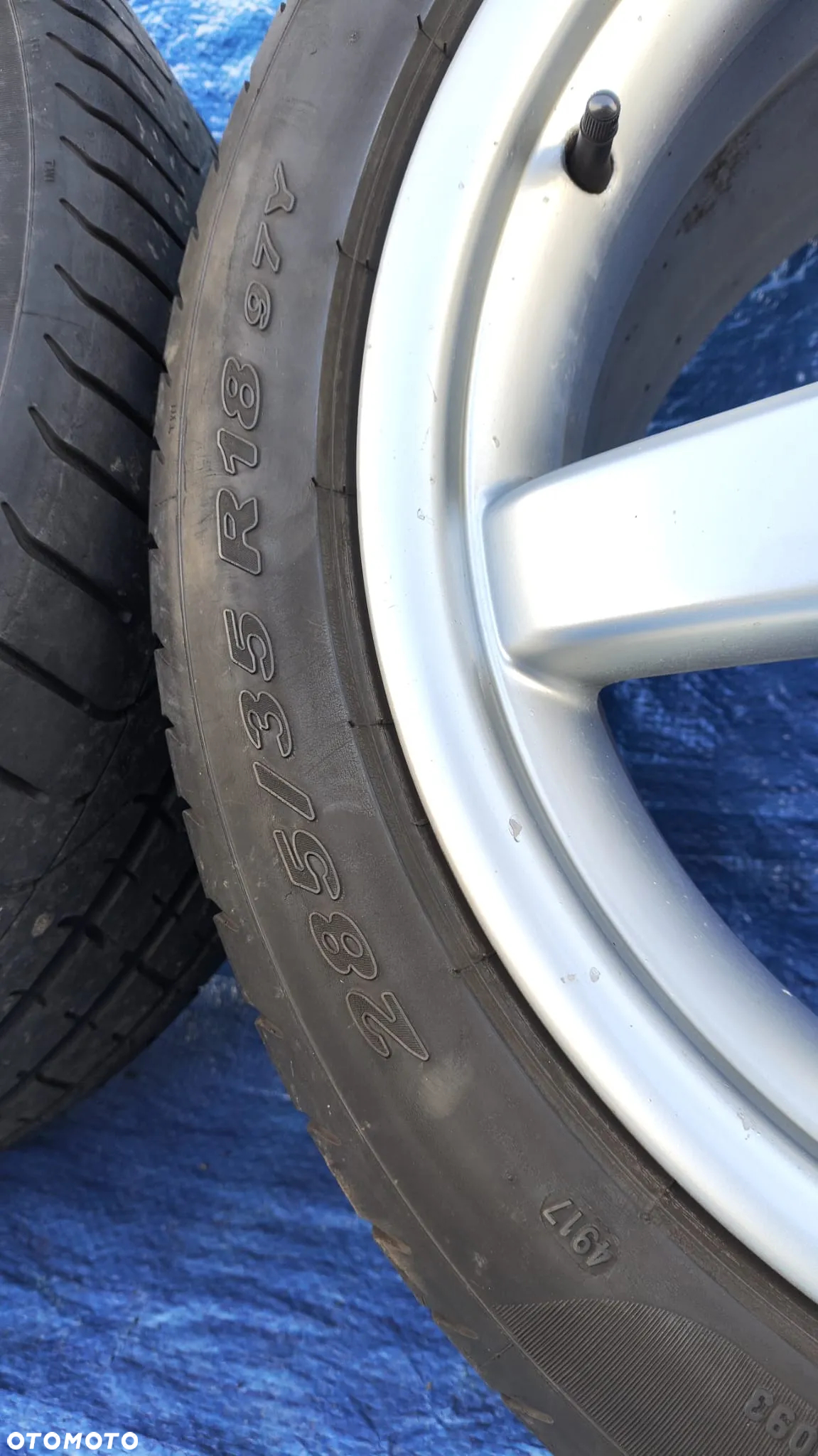 FELGI ALUMINIOWE ALUFELGI OPONY KOŁA 8.5J 9.5J 18 AMG ORYGINAŁ A2304012002 A2304012102 MERCEDES SL R230 W230 - 12