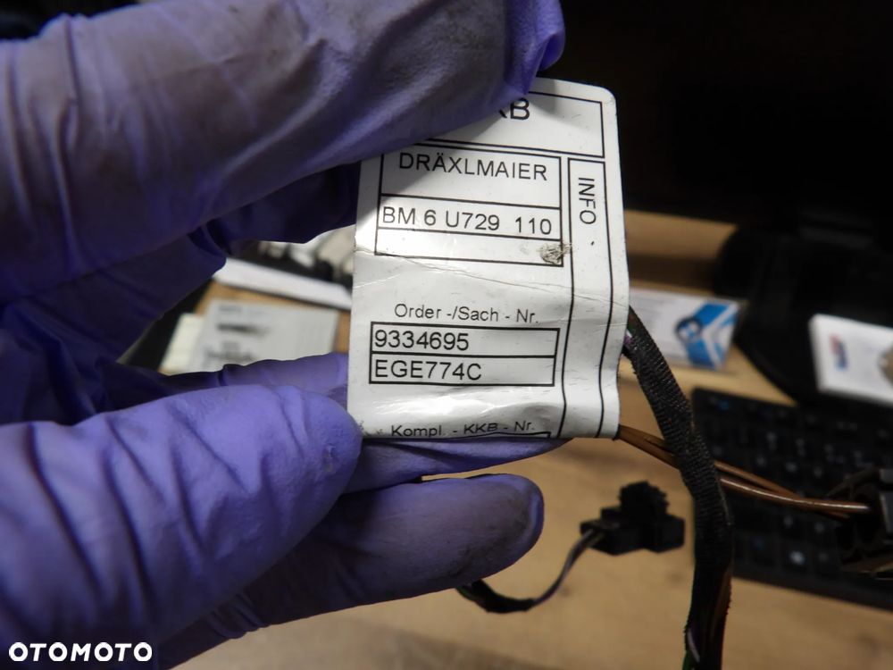 BMW - F15,F16 - WIĄZKA PRZEWODÓW  PODUSZKI AIRBAG - 9334695 - 2