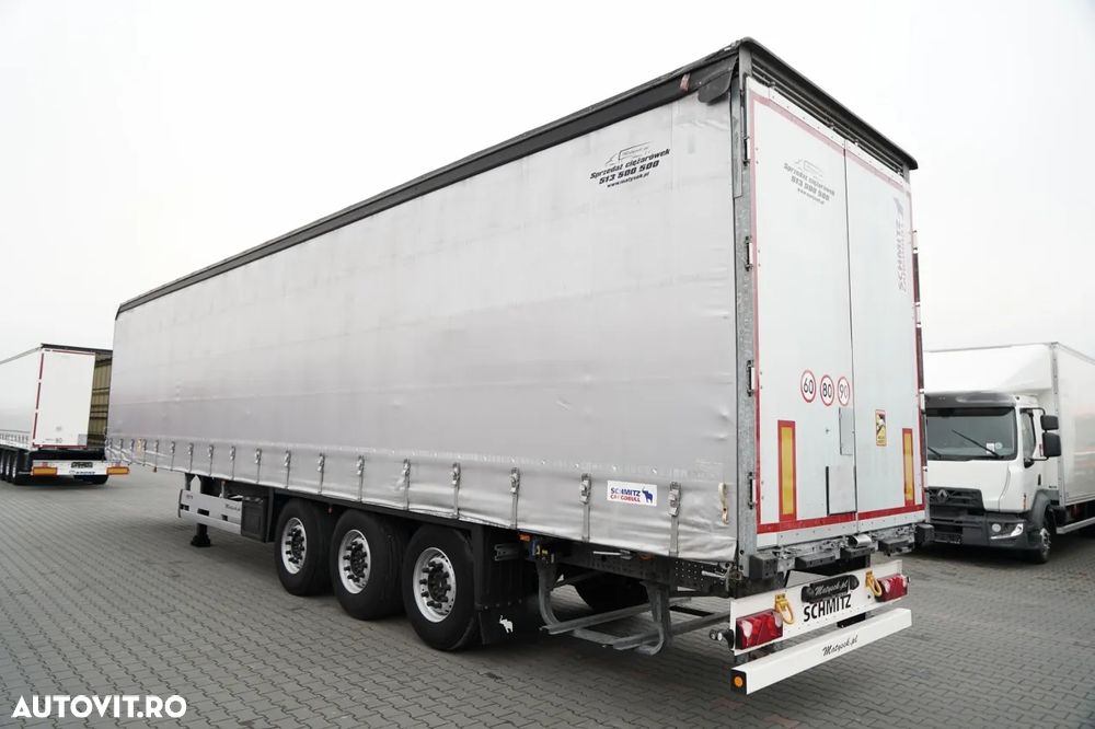 Schmitz Cargobull CORTINĂ / STANDARD / ACOPERIȘ RIDICAT / PUNȚĂ RIDICATĂ / - 3