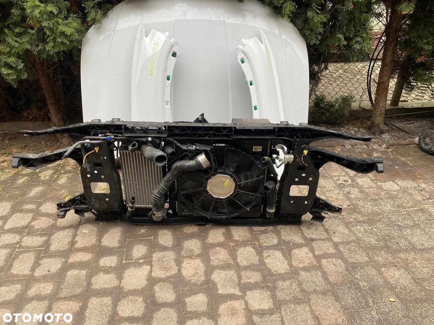 ZDERZAK MASKA LAMPA PAS KOMPLETNY PRZÓD HYUNDAI TUCSON IV 2020 ROK HYBRYDA - 4