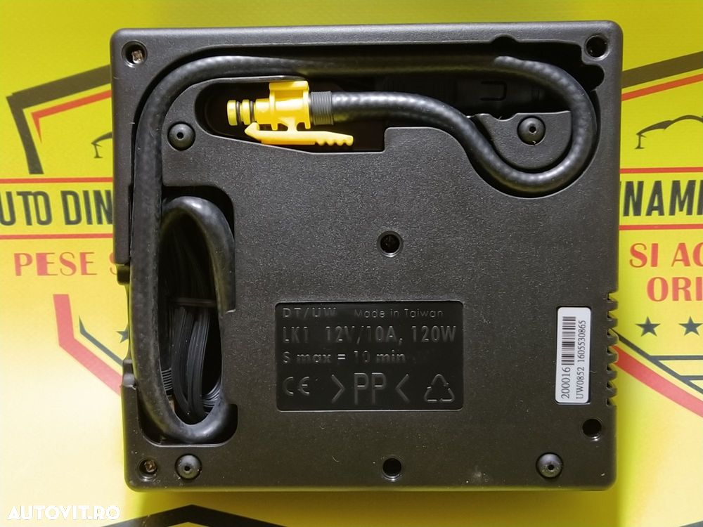 Compresor auto umflat roti kit pana original Mercedes 120w 12V 10A - 5