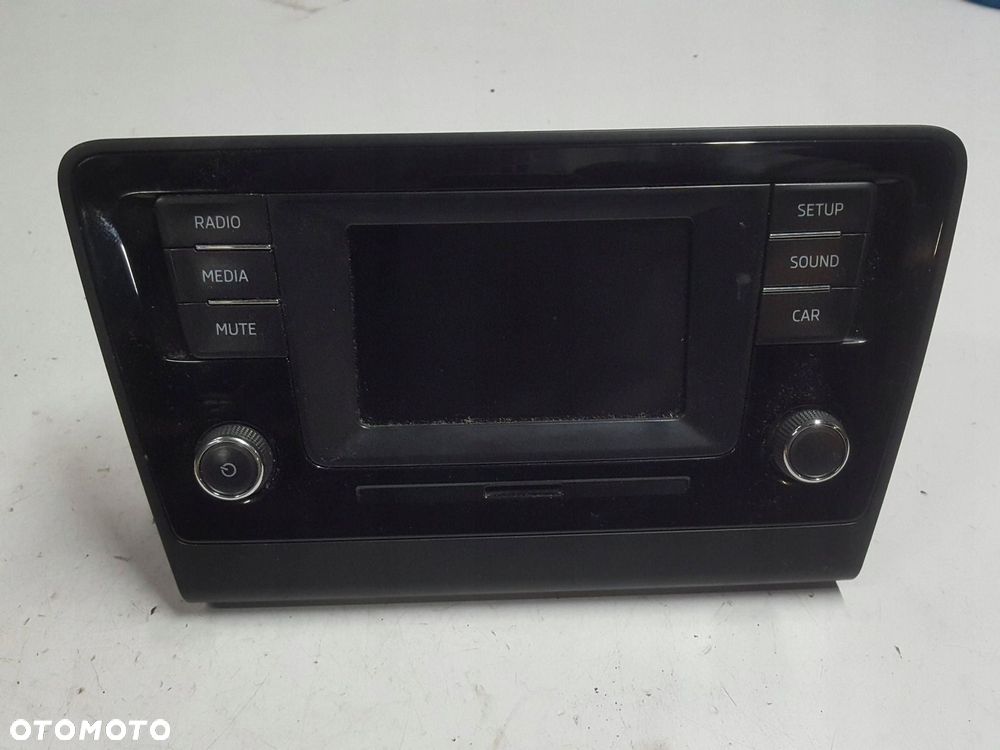 SKODA RAPID 12-17r RADIO CD RADIOODTWARZACZ 5JA035867C - 1