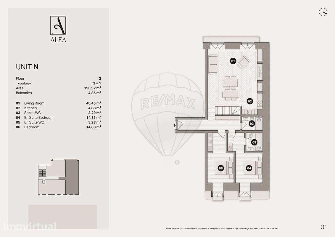 Apartamento T3 para venda - Grande imagem: 5/7