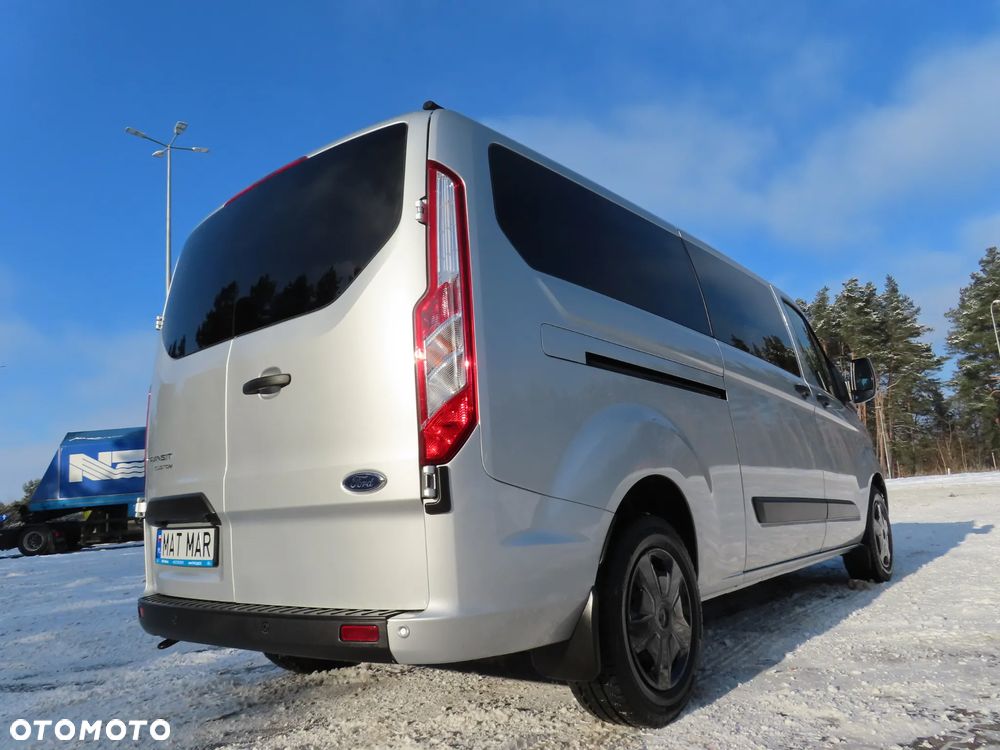 Ford Transit CUSTOM 2.0 TDCi 130 Km L2 Limited Edition W Najbogatszej Wersji Wyposażenia TREND L2H1 LONG Blaszak Furgon 9-Cio Osobowy Stan Jak NOWY POLECAM - 9