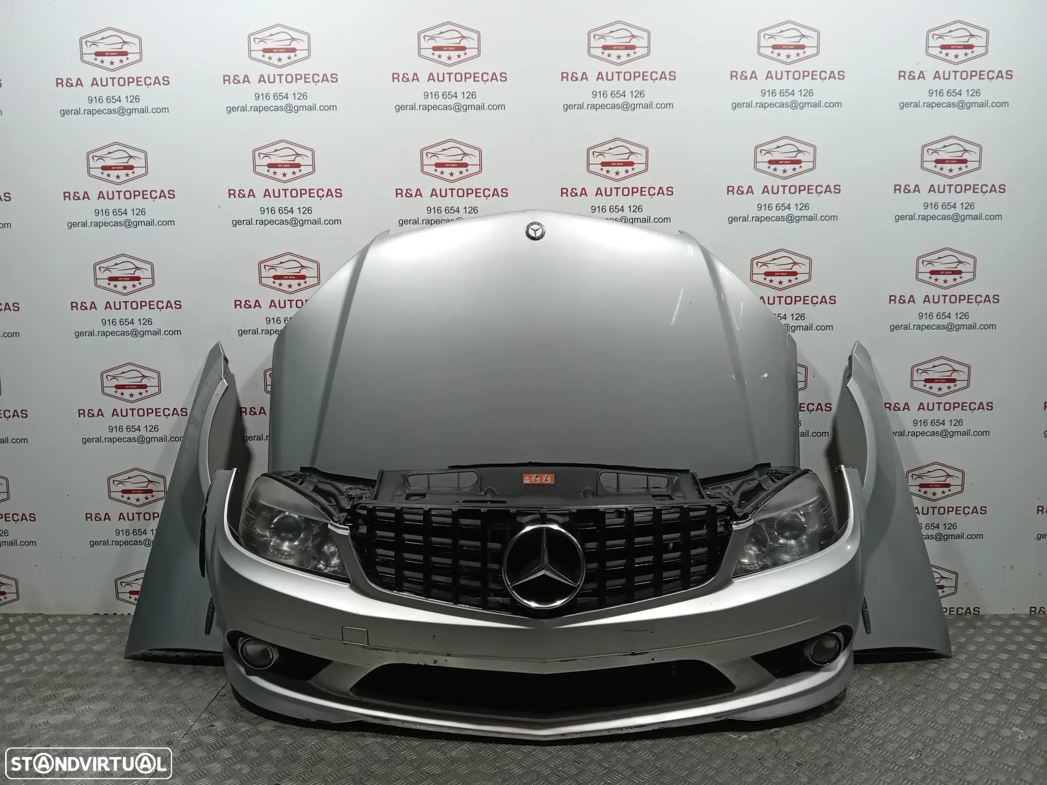 Frente Completa Mercedes Class C W204 Fase1 Amg - 13