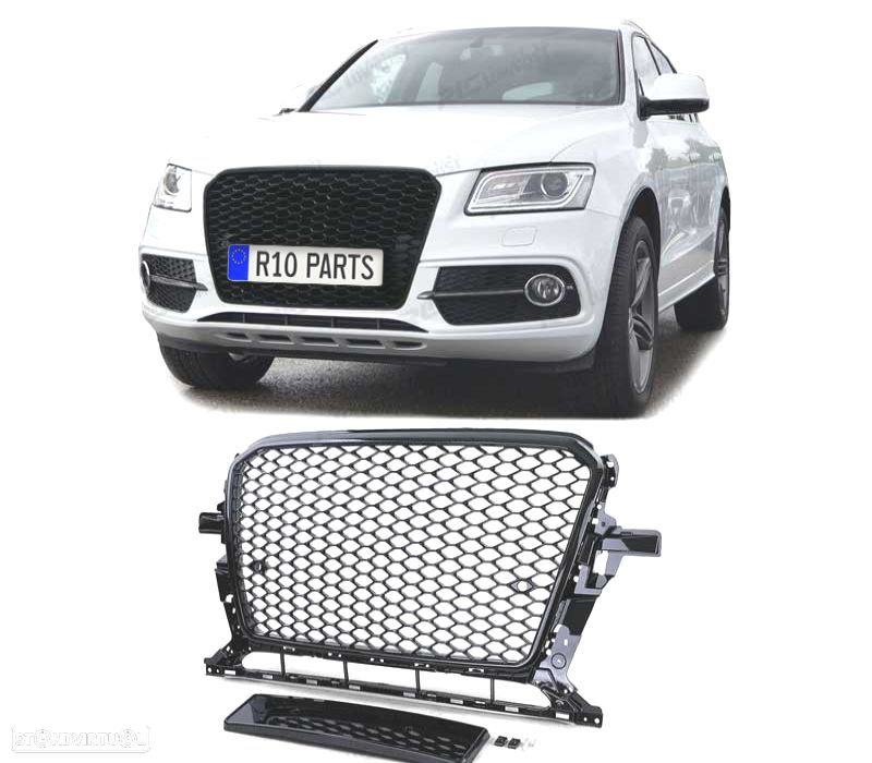 GRELHA AUDI Q5 8R 12-16 LOOK RS PRETO - 1
