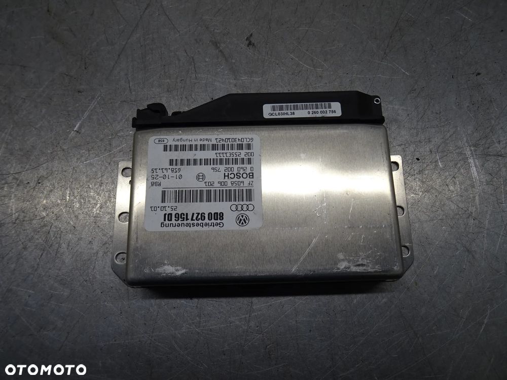 SKODA SUPERB I 01-05 2.8 V6 KOMPUTER STEROWNIK SKRZYNI BIEGÓW 8D0927156DJ - 2