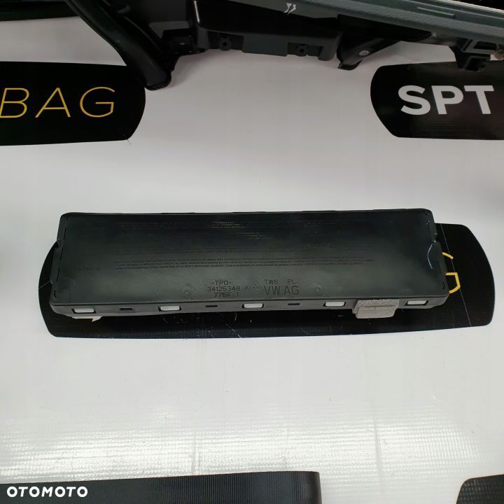 SEAT ATECA DESKA ROZDZIELCZA KONSOLA KOKPIT PULPIT PODUSZKI AIRBAG AIR BAG PASY KIT SET - 6