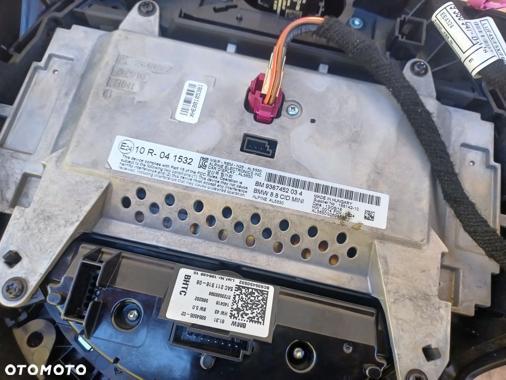 NAWIGACJA WYSWIETLACZ MINI F54 S 9387452 - 5