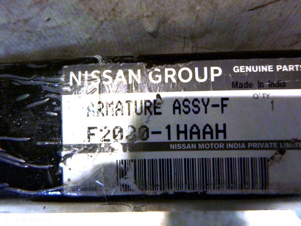 NISSAN MICRA K13 BELKA ZDERZAKA PRZÓD NOWA ORYGINAŁ - 4
