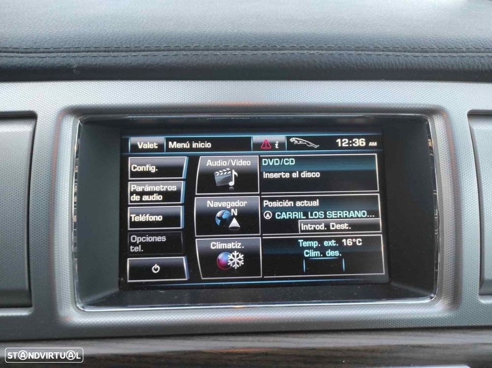 TELA/ECRÃ MULTIFUNÇÕES JAGUAR XF SPORTBRAKE 2.2 DIESEL - 21