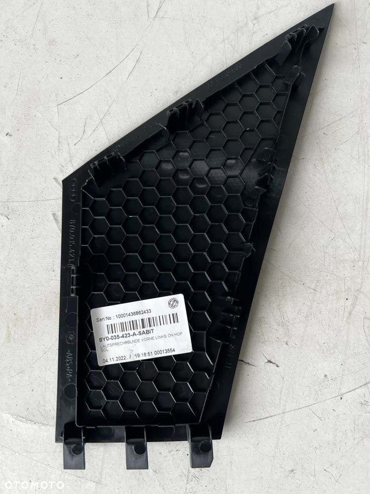 OSŁONA MASKOWNICA GŁOŚNIKA PRAWY LEWY AUDI A3 8Y0035423A 8Y0035424A 8Y0035793A 8Y0035794A - 2