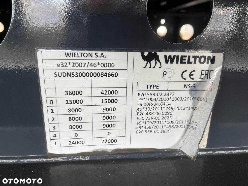 Wielton BURTO-FIRANKA / NOW PLANDEKA / 2021 / SAF / TOP - 28