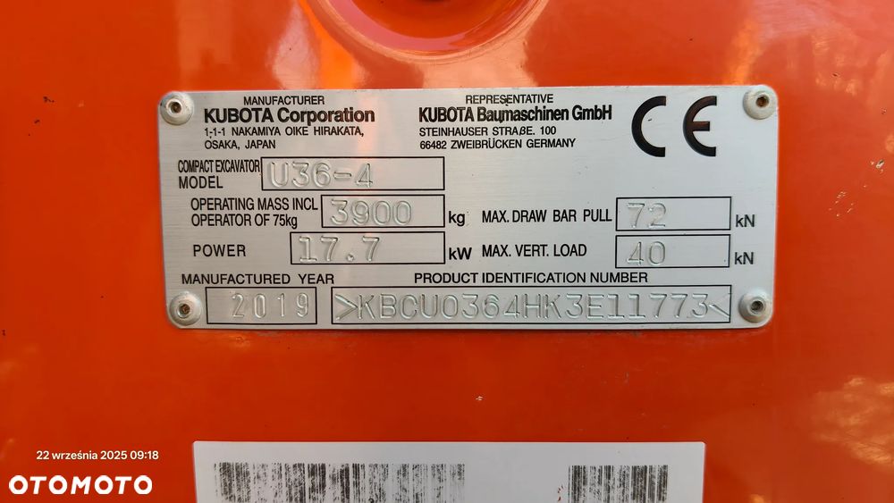 Kubota U36-4 - 6