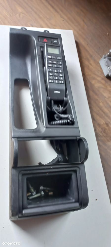 PODŁOKIETNIK TUNEL ŚRODKOWY telefon  BMW E46 CZARNA SKÓRA eu poznan - 9