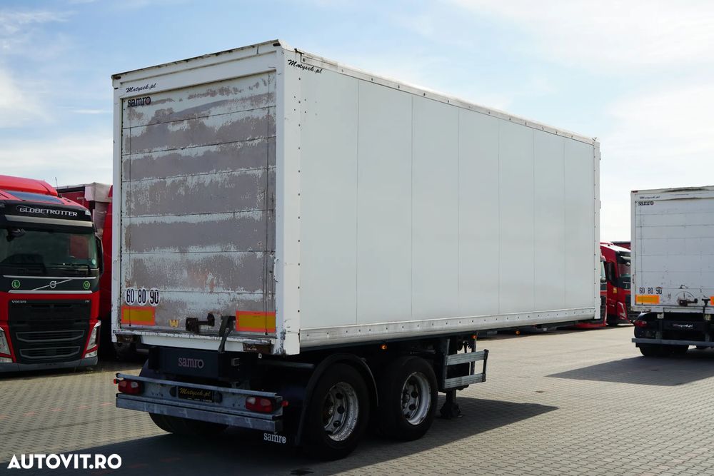 Samro / KIT / SEMIREMORCĂ / CONTAINER / TRAVERSĂ / B-TRAIN / 7,3 + 7,3 m / PODEA REZISTENTĂ - 26