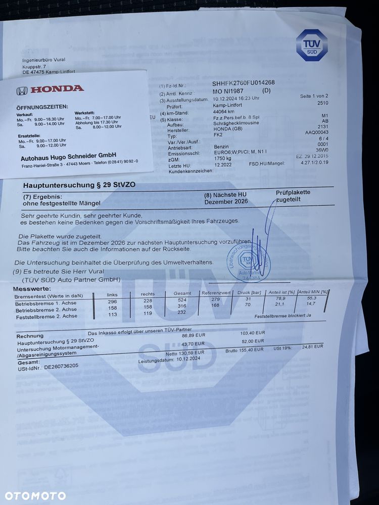 Honda Civic 1.8 Executive Navi ACC/CMBS - 32