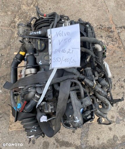 VOLVO V50 SILNIK MOTOR 1.6 D4162T CAŁKOWICIE KOMPLETNY IDEALNY - 1