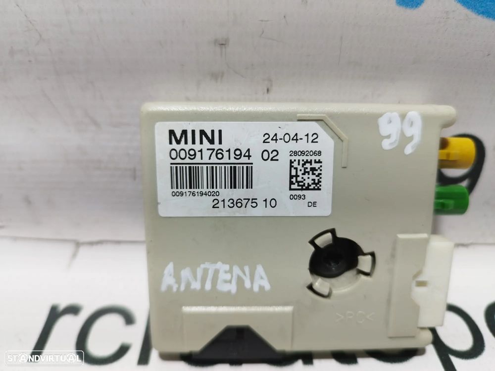 ANTENA AMPLIFICADOR CENTRALINA MODULO COMANDO RADIO AUTORADIO MINI COOPER R56 R55 R57 R58 R59 R60 R61 009176194 - 6