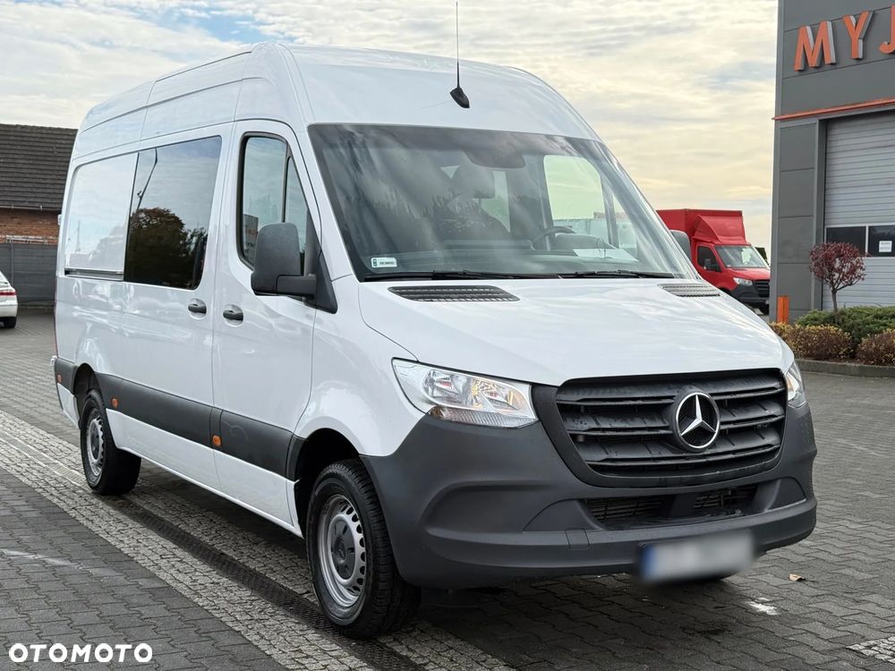 Mercedes-Benz Sprinter 319 CDI V6 L2H2 Doka Brygadówka 4-miejsca Zabudowa Warsztatowa Salon PL - 6